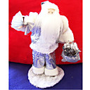 Silver Santa Clause Christmas Ornament (LR051) (Start From 30 Units)-Free Shipping