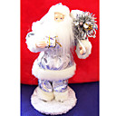 Silver Santa Clause Christmas Ornament (LR050) (Start From 30 Units)-Free Shipping