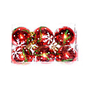 ensemble de 6 décorations de Noël décoré de ballons (sdbg039) (à partir de 100 unités)-Livraison gra