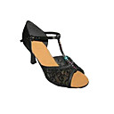 Latin T-Strap Ballroom Dance Shoe (YCF023)