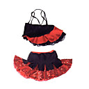 sexy halter Latin Dance Kleid mit goldenen Pailletten (ycf037) (Beginn ab 10 Stück) versandkostenfrei