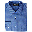 Top Grade Men's Long Sleeve Twill Wrinkle Dress Shirt (QRJ013) -Free Shipping by Air Mail
