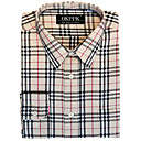 Top Grade Men's Long Sleeve Twill Wrinkle Dress Shirt (QRJ012) -Free Shipping by Air Mail