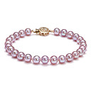 Lavender 6.5-7 mm AAA Freshwater Pearl Bracelet (DSZZ089)
