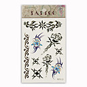Butterfly & Sword Temporary Tattoos One Sheet  (Start From 50 Units)