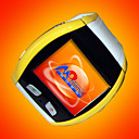 Q007 Watch Cell Phone With Bluetooth & Camera - White with Yellow (Start From 3 Units) Free Shipping