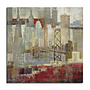 Handmade Oil Painting on Canvas - City36 40" x 40" (SZH404)