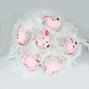 bouquet de fleurs de la mariée mariage ours en peluche rose doux (typj024)