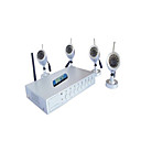 Wireless / Wired Quad Splitter with 4x Wireless Cameras