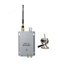 câmera colorida sem fio 1.2ghz com mini receptor + áudio (af027) (começo de 10 unidades) frete grátis