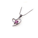 Forever Only CZ Necklace in Sterling Silver - Silver Necklace 9995 (SZY300)