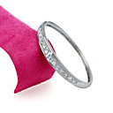 Platinum Cubic Zirconia Bracelet - CZ Bracelet SXX-0001 (SZY195)