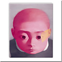 olieverf met gestrekte bar een kleine roze jongen door Zhang Xiaogang 24 "x 20" (szh305) gratis verzending