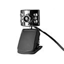 Powerful 20.0 Mega Pixel - 6 LED - USB2.0 Webcam for Laptop PC - No Driver (ES-2100-1) (SMQ001)