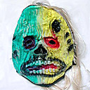 Scary Latex Halloween Devil Mask with Hair For Adult (SZWS024)