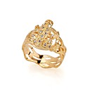 18K Gold Plated Stylish Animal Ring - CZ Ring RYX3-0147 (SZY517)