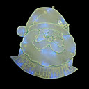 Double Faced Mesh Silhouette Santa's Head Light (SDQ357)