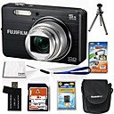 Fuji Fujifilm FinePix J150 10.0MP câmera digital com 3.0 polegadas LCD 4 gb sd + Bateria 6 bônus (szw597)