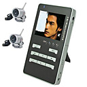2.5" TFT 2.4GHZ Four Channel MP4 Baby Monitor Kit with 2x Night Vision wireless Camera