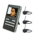 2.5" TFT 2.4GHZ Four Channel MP4 Baby Monitor Kit with 3x Pinhole wireless Camera(SZQ379)