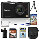Panasonic Lumix DMC-FX180 (FX150) 15MP Digital Camera with 2.7inch LCD+4GB SD+Battery+6Bonus(SZW623)