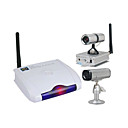 2.4GHZ Four Channel Remote Wireless Receiver with 2x Wireless Cameras(SZQ359)