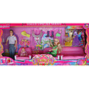 Barbie Family with Clothing and Furnitures