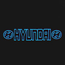 el badge hyundai auto - adesivo finestra