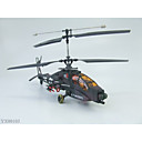 Free Shipping RC AH-64 Apache RTF 4 CH Electric radio control Helicopter