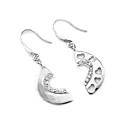 Silver Heart Against Earring -Silver Earring e22471 (SZY1267)