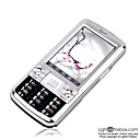 JinPeng 898  Dual Card  Touch Screen FM Cell Phone Silver&Black(SZR429)