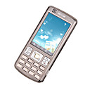 pesung S5000 Dual-Quad-Band-Karte Touch-Screen-Analog-TV-Handy Grau (szr676)