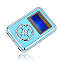 4gb mini mp3 players com alto-falante azul (szm193)