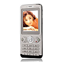 metom m20tv double carte tv ultrathin quad band métal argenté de téléphone (szrw115)