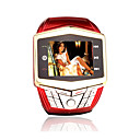 GD910 Quad band Ultra-thin Touch Screen Watch Cell Phone Black