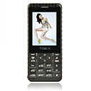 N820 Dual Card Tri-Band Flat Touch Screen Cell Phone Black(SZRW279)