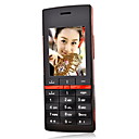 MFU V200DQ Dual Card Quad Band Ultra-Thin Cell Phone Black&Oranger