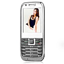 E71 style Dual Card Dual Standby Quad Band Dual Camera Ultra-Thin TV Function  Cell Phone Gray