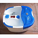 bacia de banho branca e azul pé para spa banheira detox pé iônica limpar pedilúvio iônica