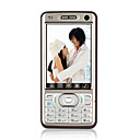 S812+ Dual Card Quad Band Dual Camera TV Function Touch Screen Cell Phone Silver&Purple