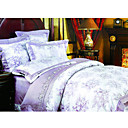 6PCS The Deep Affection Honey Overflows Pale Purple Bedding Comforter Set(OL 1200001)
