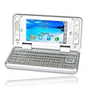 hantaiht910 double carte double écran de veille double flip phone argent (szxhy007)