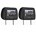 7-inch Headrest Monitor Pair with Automatically recognize input signal system(with IR) (1 Pair)