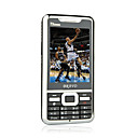 v8 Three Card Tri Band Dual Card TV Function Flat Touch Screen cell phone Black