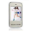 n5800mini Quadband Dual Karte Dual-Standby-Dual-Kamera TV-Funktion Java-Flat Touch Screen Handy bar weiß und rosa (szxhy116)