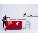 007 Black Wall Sticker (0586 - 6940118552616)