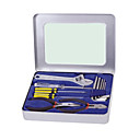 conjunto de herramientas con caja de metal para regalo envío gratis (0588-dlt1009)