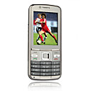 tv900 quad band dual card dual standby dual fotocamera ultra sottile con schermo piatto telefono cellulare touch grigio (szxhy101)