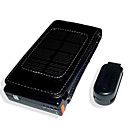 Solar-Ladegerät 1500mAh Ledertasche für iphone 3g/iphone schwarz (i-S011)