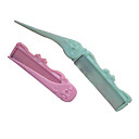 Long Black Rose Folding Cosmetic Comb